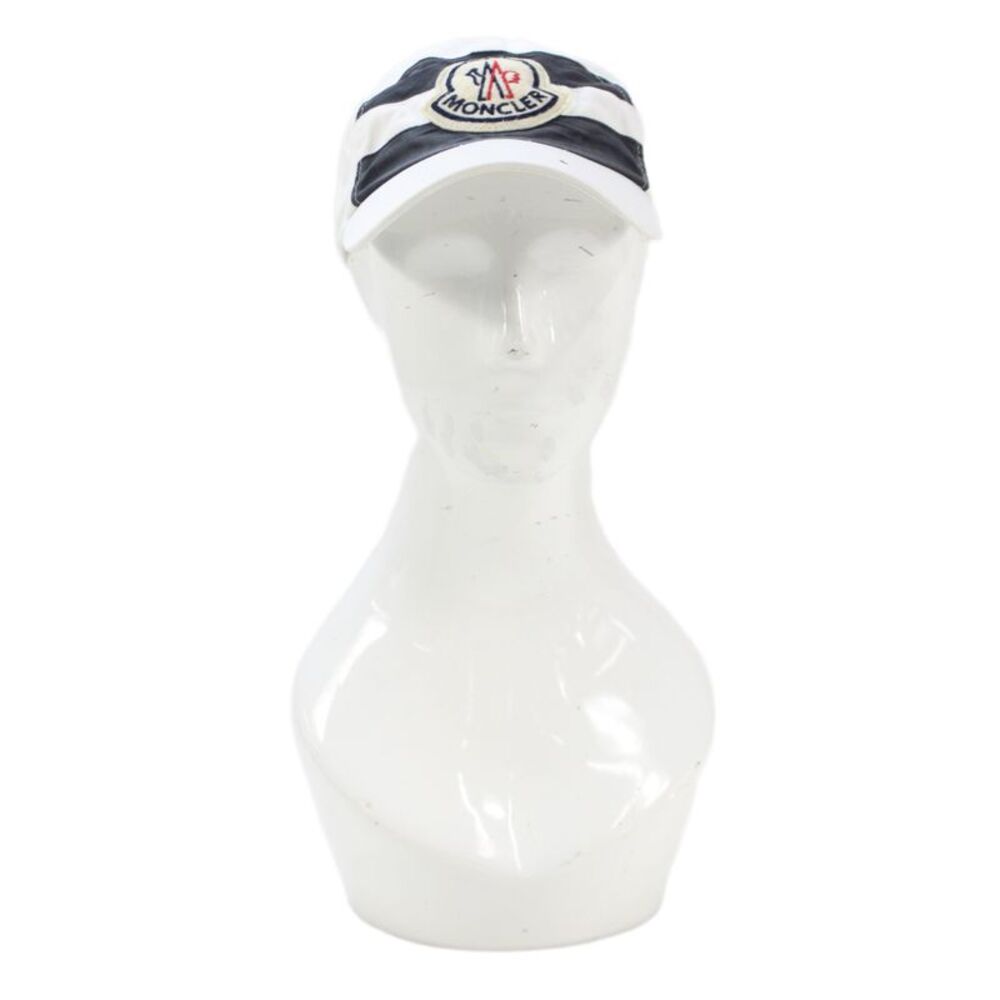 Moncler Womens 100 Percent Cotton Baseball Cap White Size OS